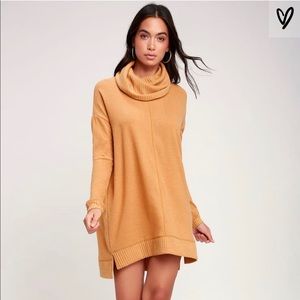 Lulu’s Cowl Neck Sweater Dress